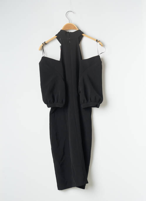 Robe mi-longue noir ASTRID BLACK LABEL pour femme