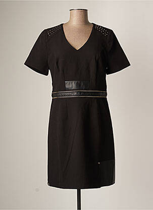 Robe courte noir HUIT SIX SEPT pour femme