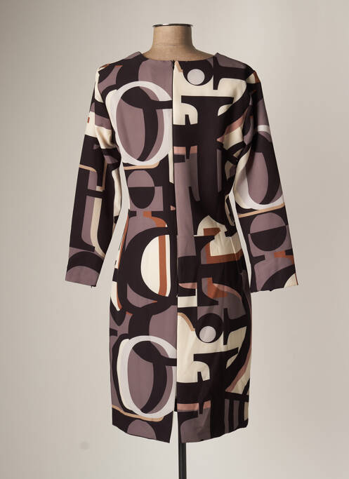 Robe mi-longue gris POUSSIERE D'ETOLE pour femme