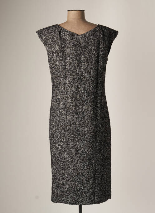 Robe mi-longue noir LOLA pour femme