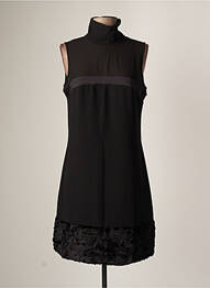 Robe courte sans manche sans manche noir POUSSIERE D'ETOLE femme