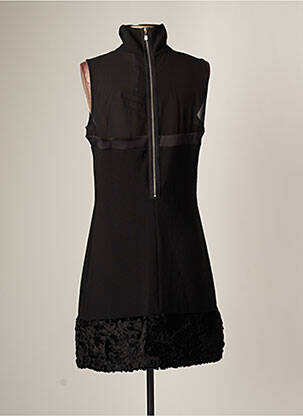 Robe courte sans manche sans manche noir POUSSIERE D'ETOLE femme