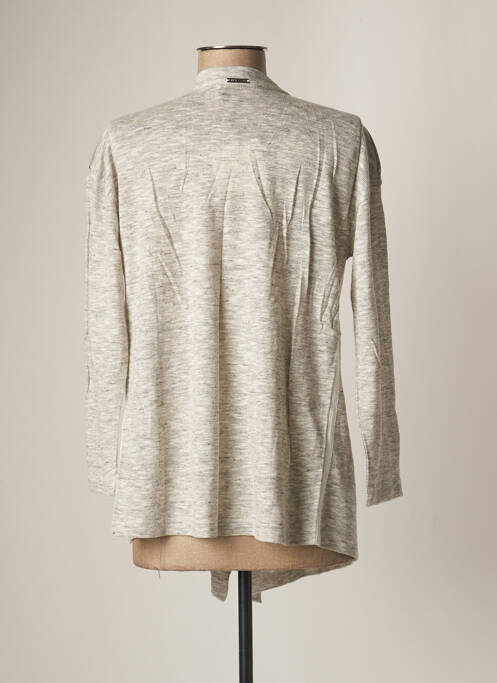 Gilet manches longues gris AMS PURE pour femme