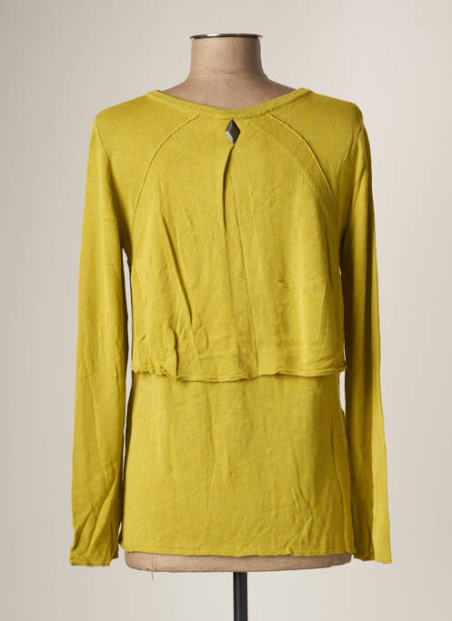 Gilet manches longues vert LUNATISME pour femme