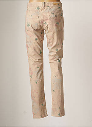 Pantalon slim stretch taille normale beige DENIM STUDIO femme