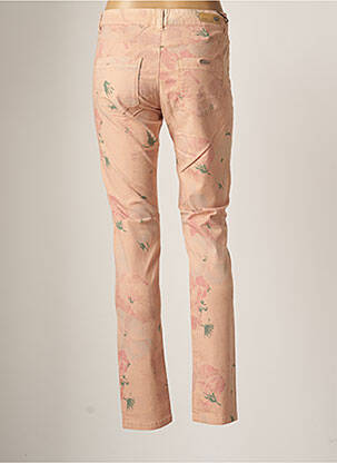 Pantalon slim stretch taille normale rose DENIM STUDIO femme