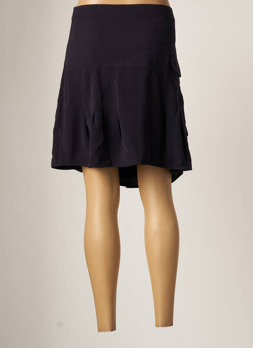 Jupe courte bleu MAIS IL EST OU LE SOLEIL pour femme