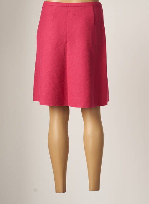 Jupe mi-longue rose ZYGA pour femme