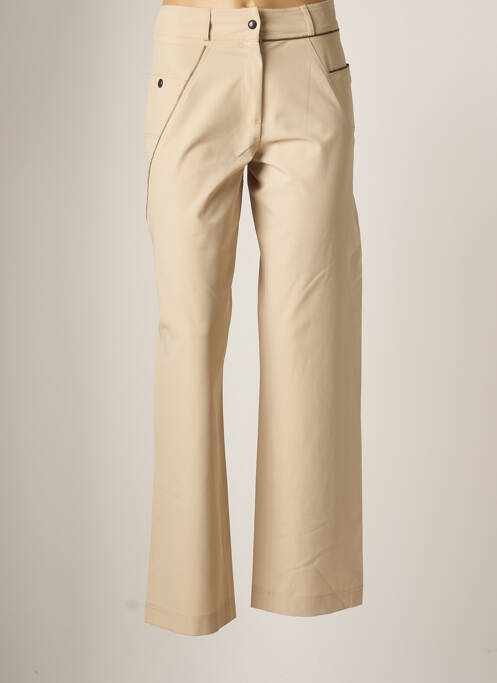 Pantalon large beige GAROU PARIS pour femme