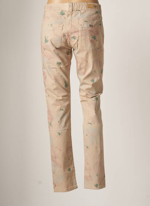 Pantalon slim beige DENIM STUDIO pour femme