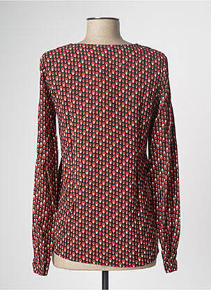 Blouse tissage popeline manches longues orange BEST MOUNTAIN femme