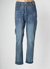 Jean coupe Mom bleu POMME ROUGE pour femme seconde vue