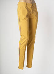 Pantalon chino jaune CARLA KOPS pour femme seconde vue