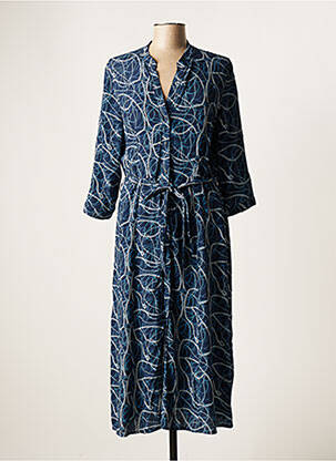Robe longue bleu ANDAM pour femme