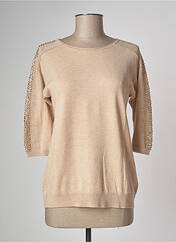 Pull beige LEO & UGO pour femme seconde vue