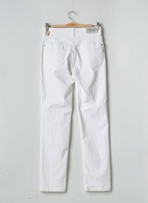 Jeans coupe droite blanc ZERRES pour femme