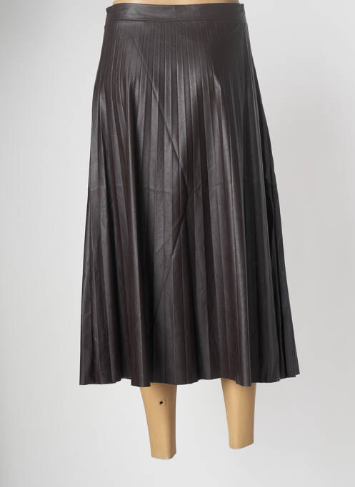 Jupe longue marron LAUREN VIDAL pour femme