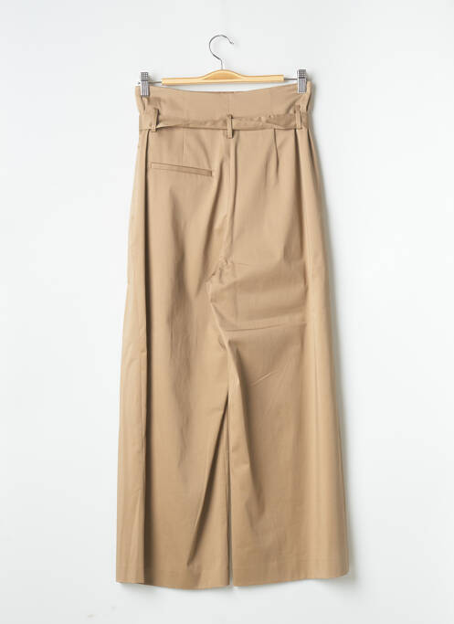 Pantalon large beige LAUREN VIDAL femme