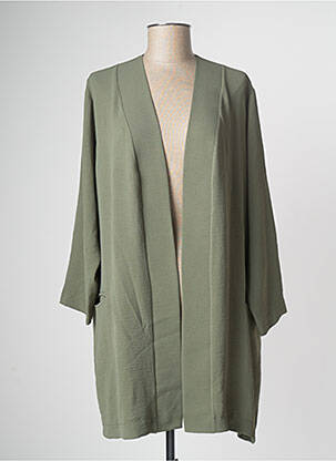 Veste kimono vert FRANCK ANNA pour femme