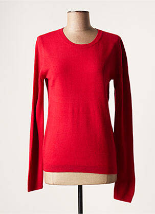 Pull rouge CASHMERE FEELING pour femme