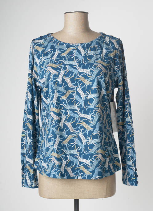 T-shirt bleu AGATHE & LOUISE pour femme