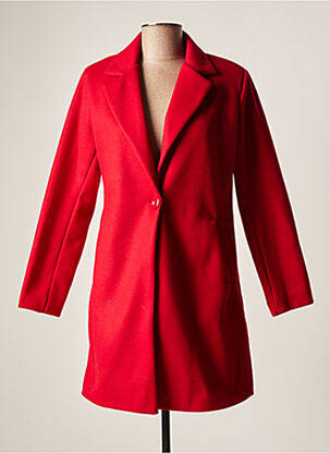 Manteau long rouge ZEPELINE pour femme