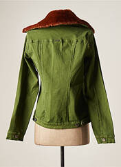 Veste en jean vert AGATHE & LOUISE pour femme seconde vue