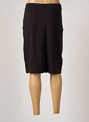 Jupe mi-longue stretch noir AGATHE & LOUISE femme