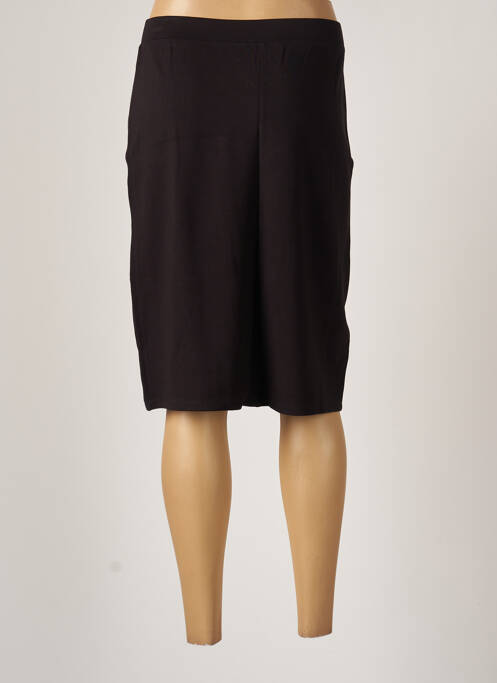 Jupe mi-longue coupe droite noir AGATHE & LOUISE femme