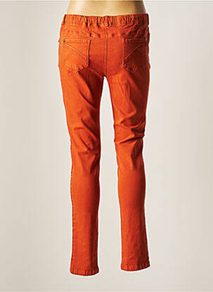 Pantalon slim taille élastique taille normale orange AGATHE & LOUISE femme