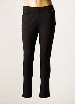 Pantalon slim taille élastique taille normale noir AGATHE & LOUISE femme