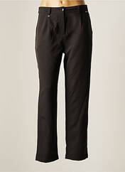 Pantalon chino noir AGATHE & LOUISE pour homme seconde vue