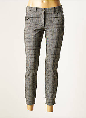 Pantalon 7/8 stretch taille normale gris LCDN femme