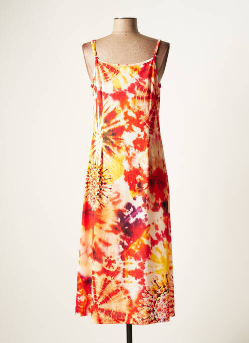 Robe longue orange 101 IDEES pour femme