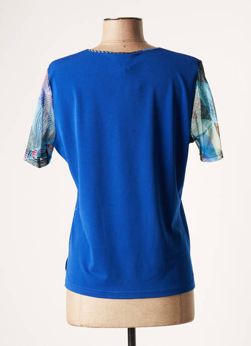 Top bleu FRANCE RIVOIRE pour femme