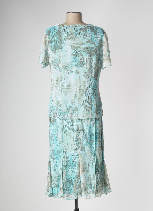 Ensemble jupe bleu FRANCE RIVOIRE pour femme