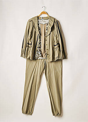 Veste/pantalon vert FRANCOISE pour femme