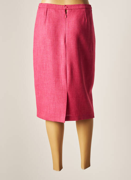 Jupe mi-longue rose VICKIE & MAN pour femme