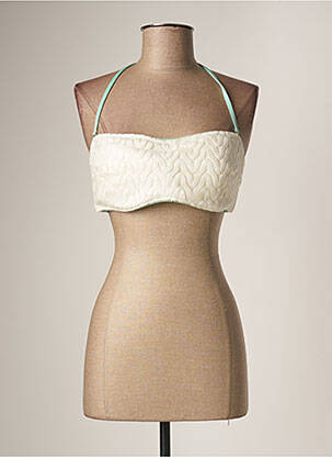 Haut de maillot de bain blanc SAPPH femme