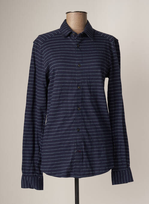 Chemise manches longues bleu ONLY&SONS pour homme