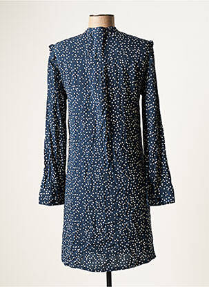 Robe courte manches longues manches longues bleu CLOUDS OF FASHION femme