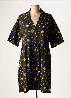 Robe courte manches courtes manches courtes noir NOISY MAY femme
