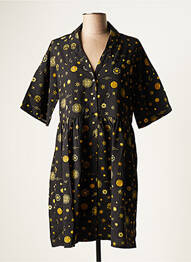 Robe courte manches courtes manches courtes noir NOISY MAY femme