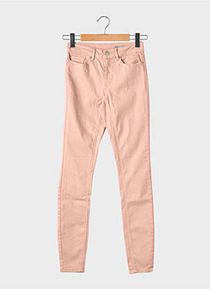 Pantalon slim stretch taille normale rose VERO MODA femme