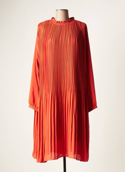 Robe mi-longue orange MOLLY BRACKEN pour femme