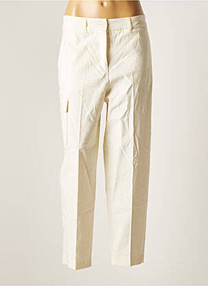 Pantalon droit beige MANGO femme