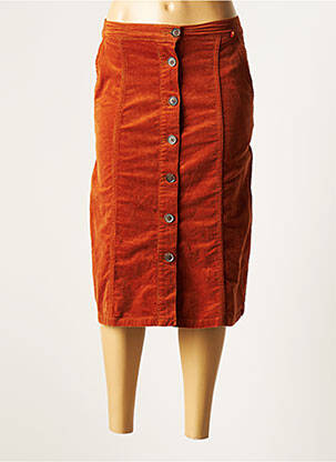 Jupe mi-longue marron LE FABULEUX MARCEL DE BRUXELLES femme