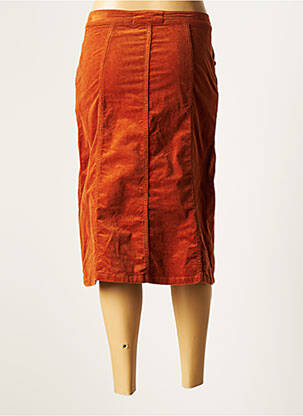 Jupe mi-longue marron LE FABULEUX MARCEL DE BRUXELLES femme