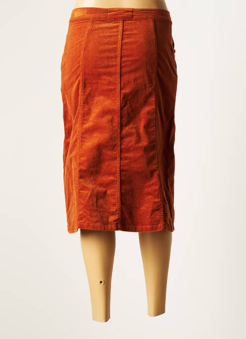 Jupe mi-longue marron LE FABULEUX MARCEL DE BRUXELLES pour femme