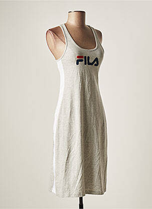 Robe mi-longue gris FILA femme